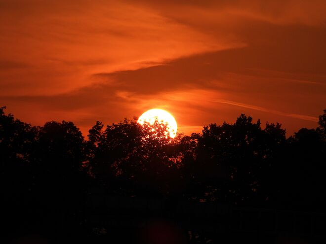 Heute Sonnenuntergang