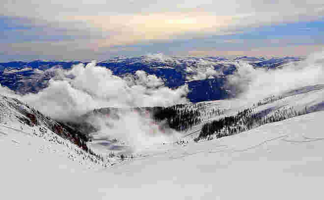 Berg-Wintermorgen