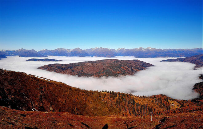 Nebel überm Lungauer Becken