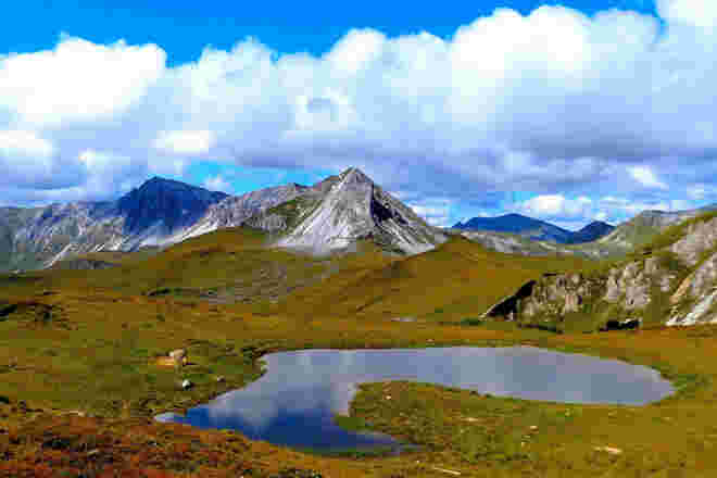 Auf den Hochalmen herbstelt es schon