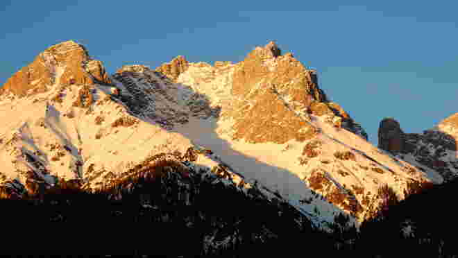 Steinernes Meer in der Abendsonne