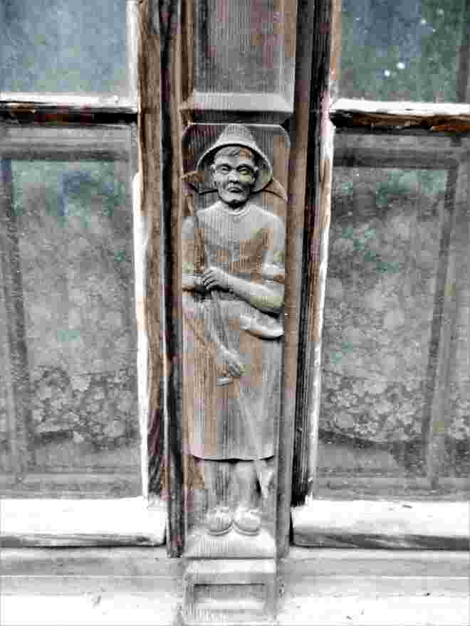 Detail eines alten Fensters
