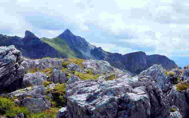 Sattelblick zur Gr. Kesselspitze