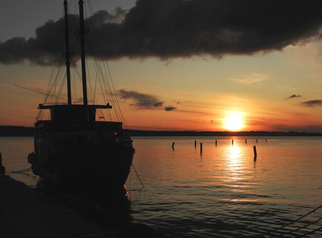 Sonnenuntergang in Portoroz