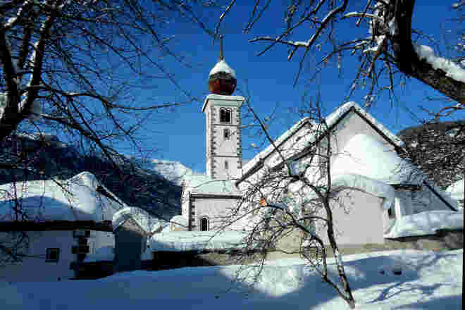 St. Gertrauden im Winter