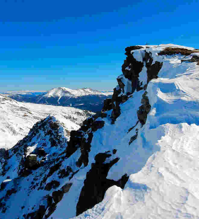 Blick in die schattige Nordwand
