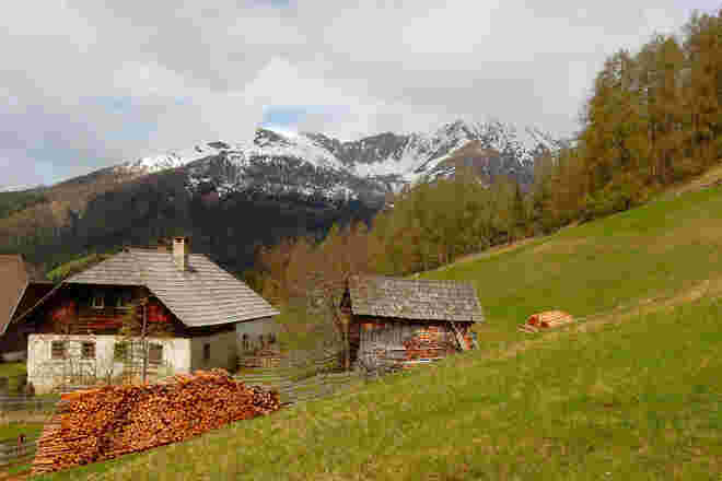 In die Landschaft eingefügt