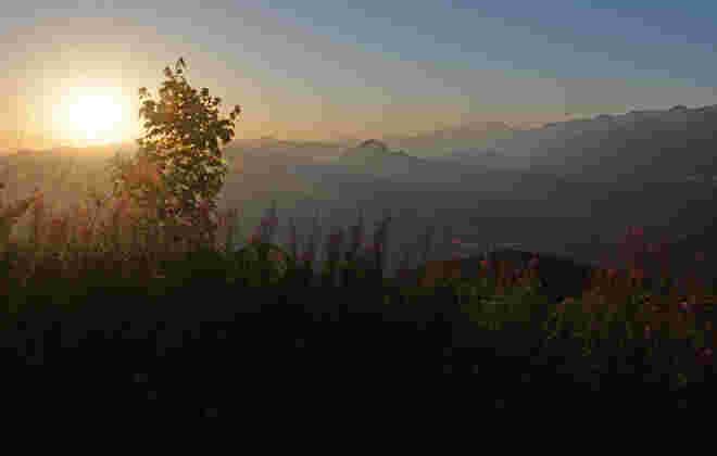 Sonnenaufgang...