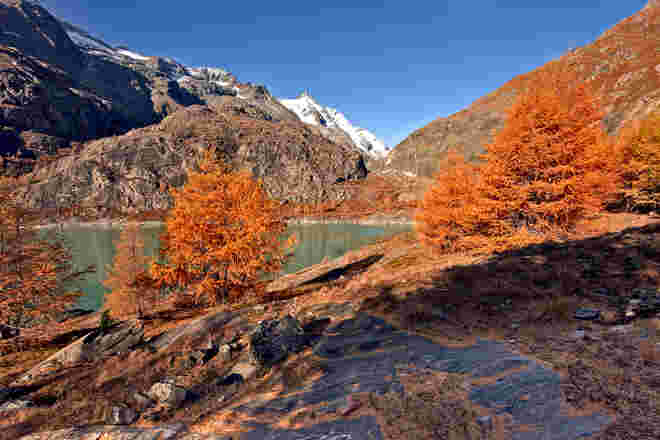 Der Herbst spart nicht mit Farben