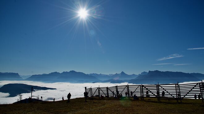 Über den Wolken ...