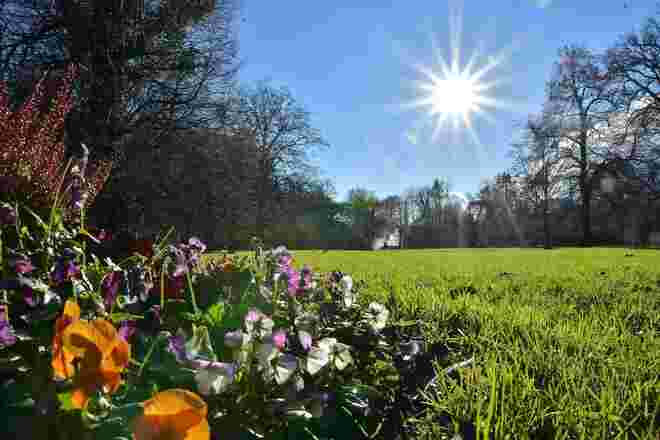Ein sonniger Tag ...