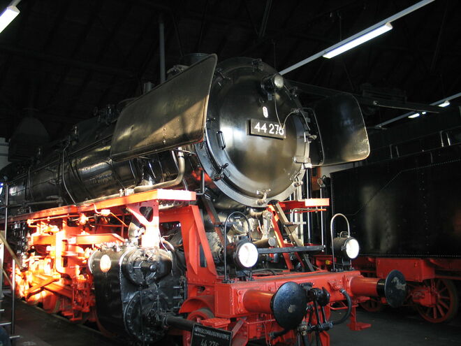 Dampflok - romantisch beleuchtet