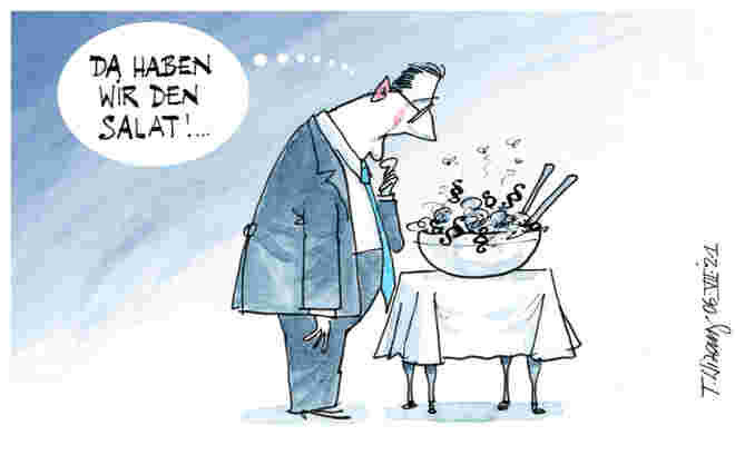 Endlich steht HC Strache vor (seinem Lieblings-)Gericht . .  .