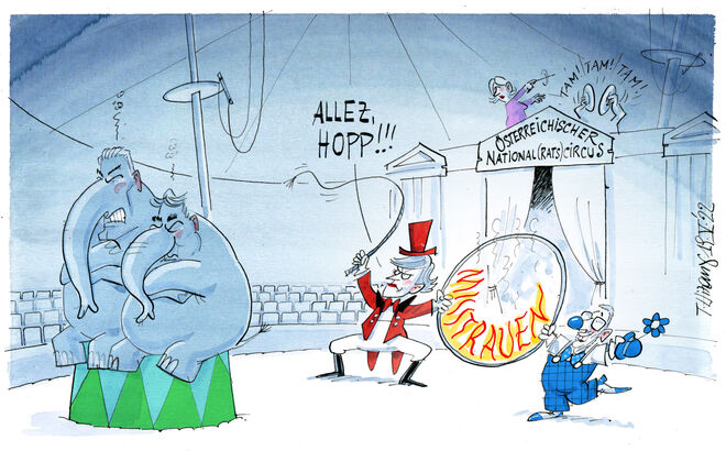 Ewig der gleiche Zirkus. . .