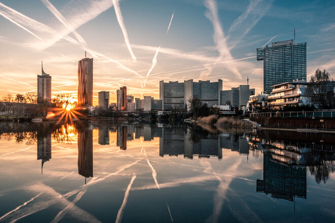 Sonnenuntergang am Kaiserwasser