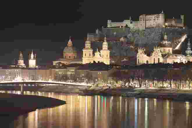 Abends in Salzburg