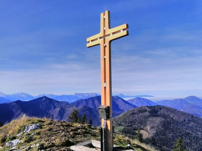Gipfelblick vom Faistenauer Schafberg