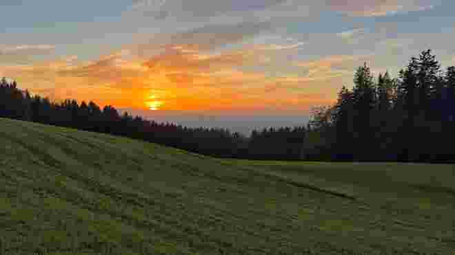 Der Sonnenuntergang ist der einzige Moment des Tages, der alle Farben des Lebens vereint.