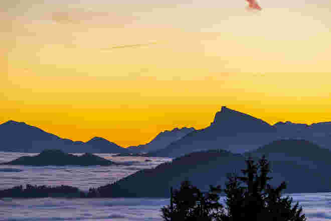 Bergsilhoutte