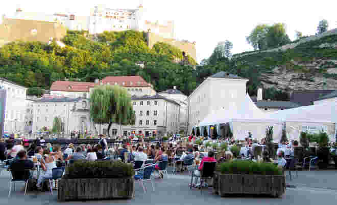 Gemütlichkeit auf dem Kapitelplatz 