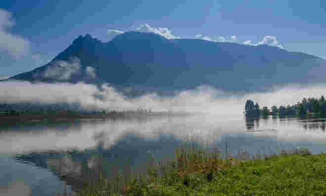 Herbsttag am Hallstätter See
