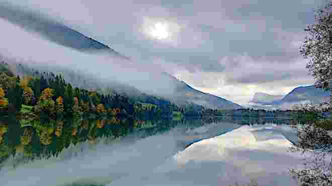 Morgenstimmung am Hintersee (Faistenau - Vordersee)......