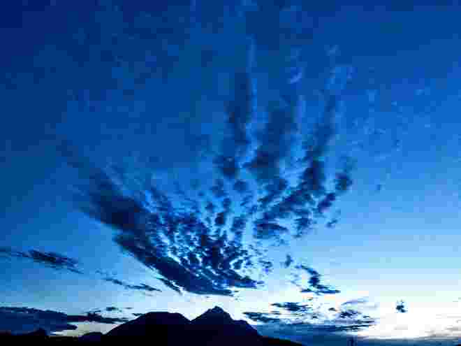 Der Stauffen brennt blau