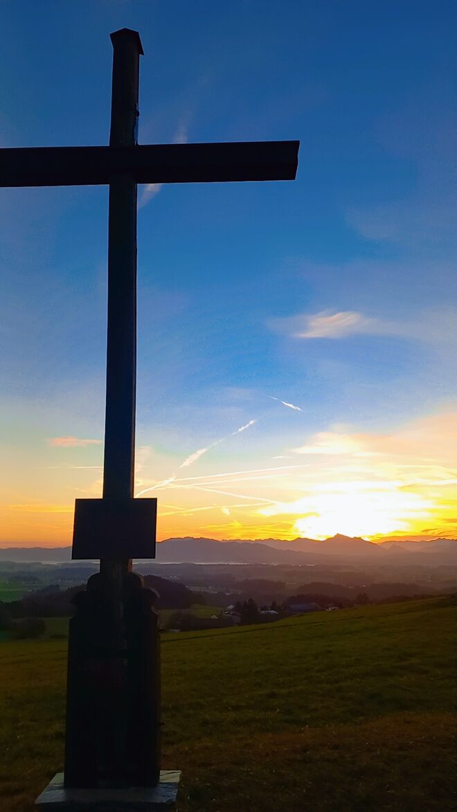 Morgenlauf zum Sonnenaufgang