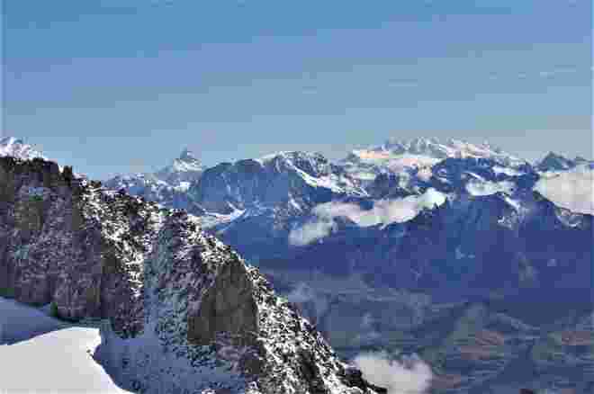 Matterhorn und Monte Rosa
