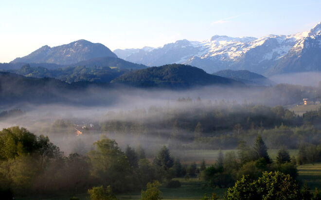 Zarte Morgenstimmung