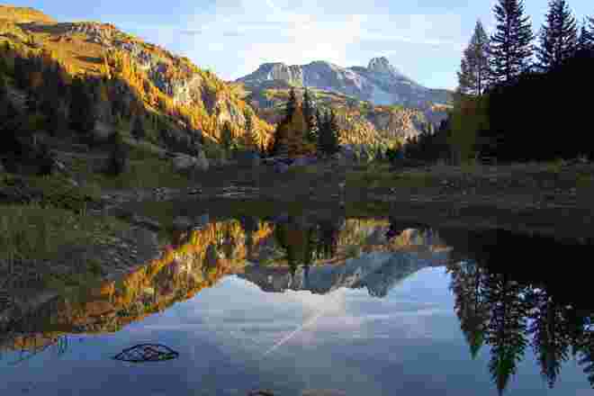 Mosermandl in der Morgensonne