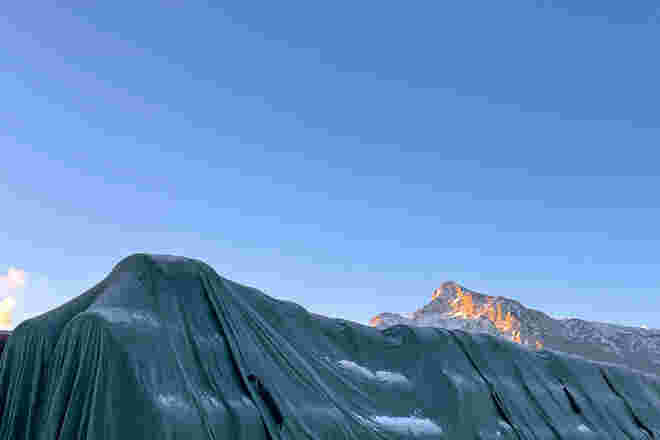Berge in Hülle und .....