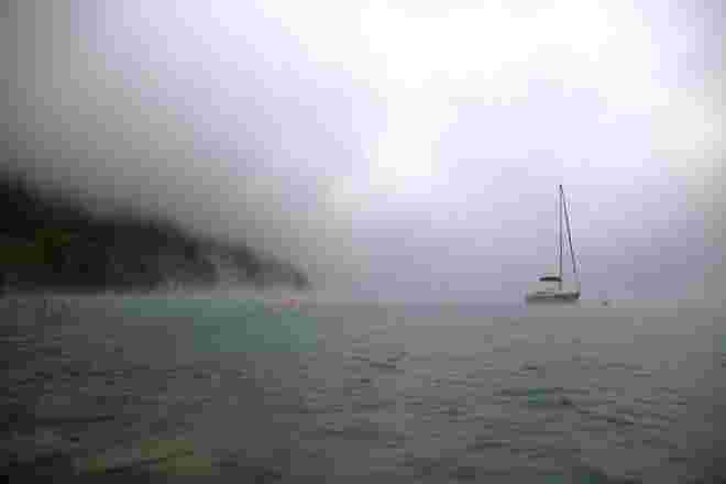 Regenstimmung am Attersee