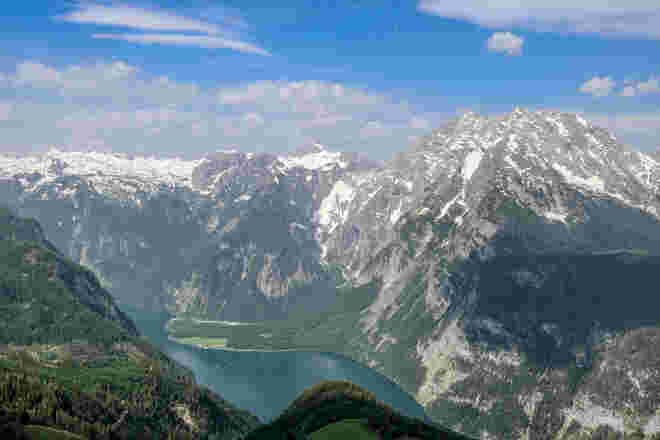 Königssee von oben...