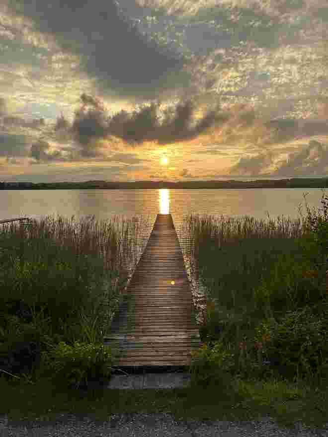 Sommerabend am See