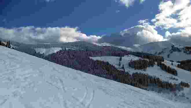 Blick auf Klingspitz & Hochkaser