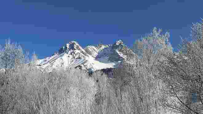 Blick auf die Schneegrube