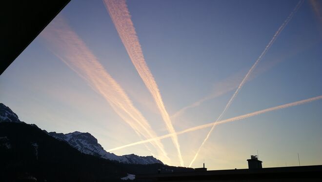 Schon eine Menge los am Himmel