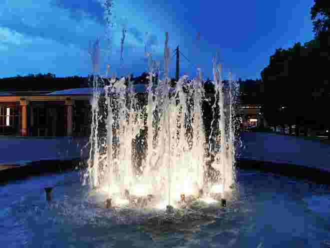 Herrlicher Springbrunnen 