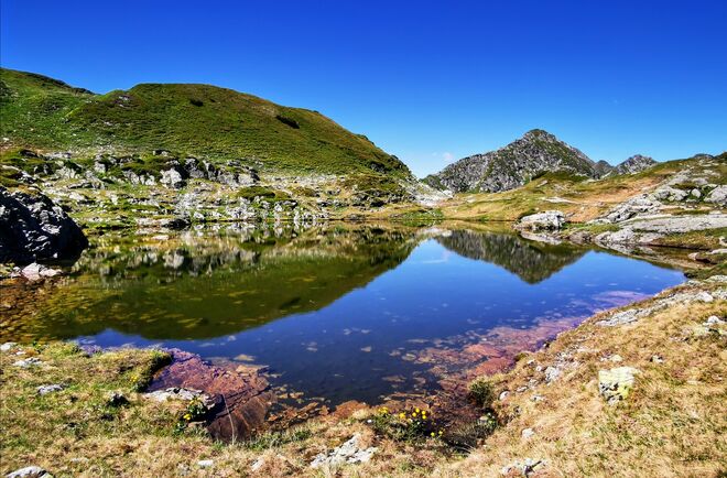 Spiegelung am "Gebirgssee" 