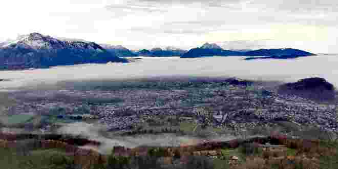 Dem Nebel entfliehen