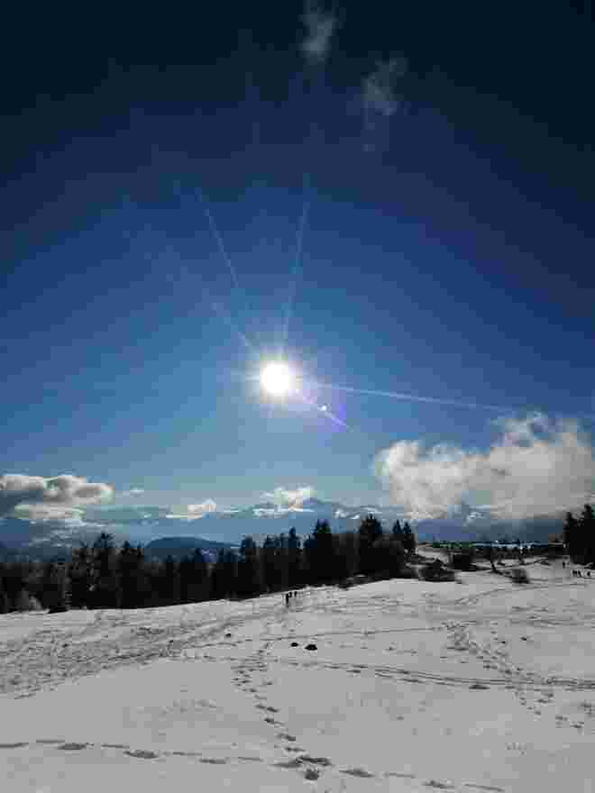 Spuren im Schnee