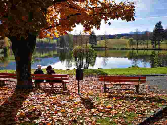 Tratsch Bankerl mit Seeblick