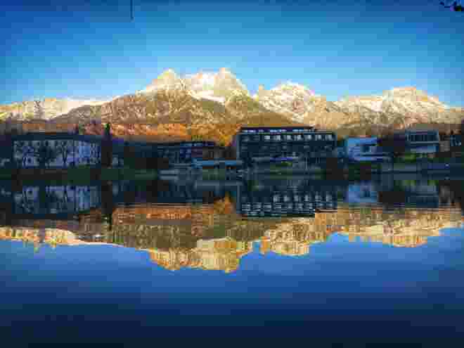Steinernes Meer Spiegelung by Pejo Würti