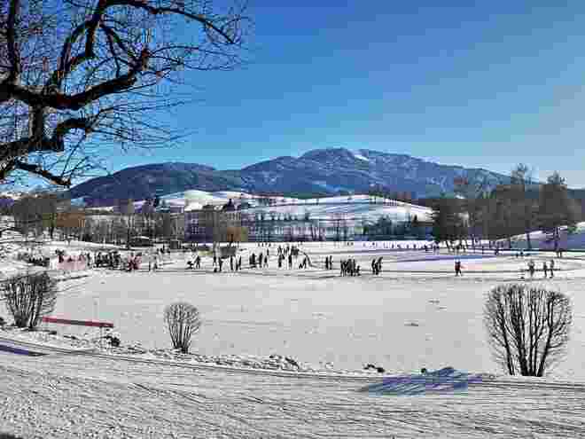 Eislaufen am Ritzensee 
