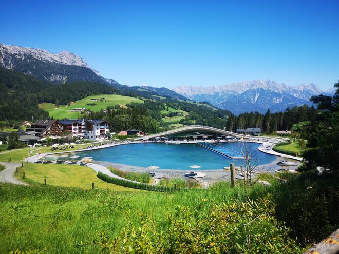 Krallerhof/Leogang mit XXL Planschbecken