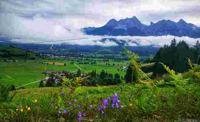 Wolken Meer und Steinernes Meer