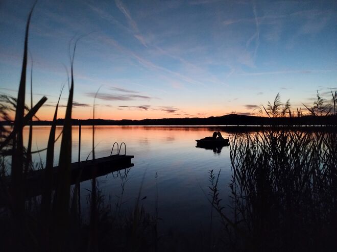 Abendstimmung am Wallersee 