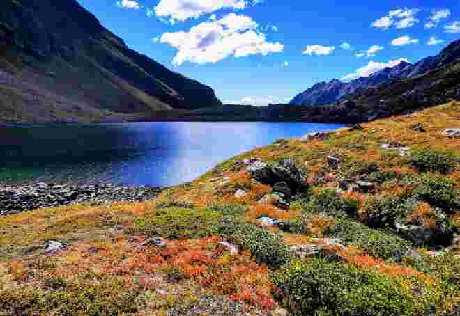 Herbststimmung beim Lignitzsee 1965m 
