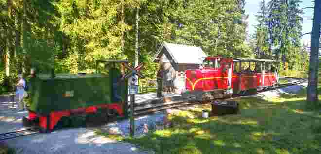 Mit Volldampf im Freilichrmuseum unterwegs